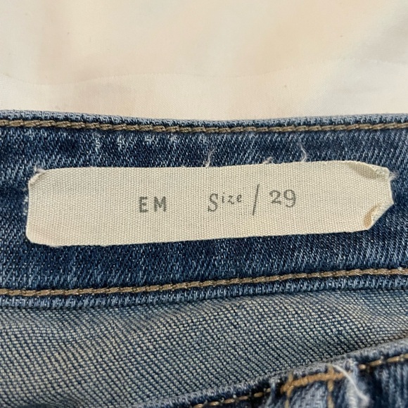 Anthropologie Pilcro And The Letterpress EM blue jean Boyfriend cotton denim 8 - Picture 10 of 16
